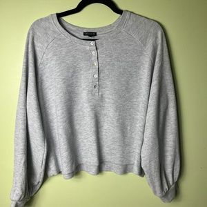 Dynamite Grey Waffle Long Sleeve Size XL